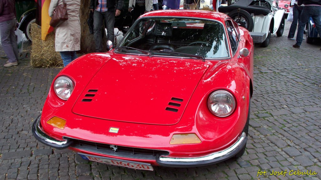(01.06.2012) Aachen - 4. AKV Benefiz-Oldtimer-Rallye - Ferrari Dino