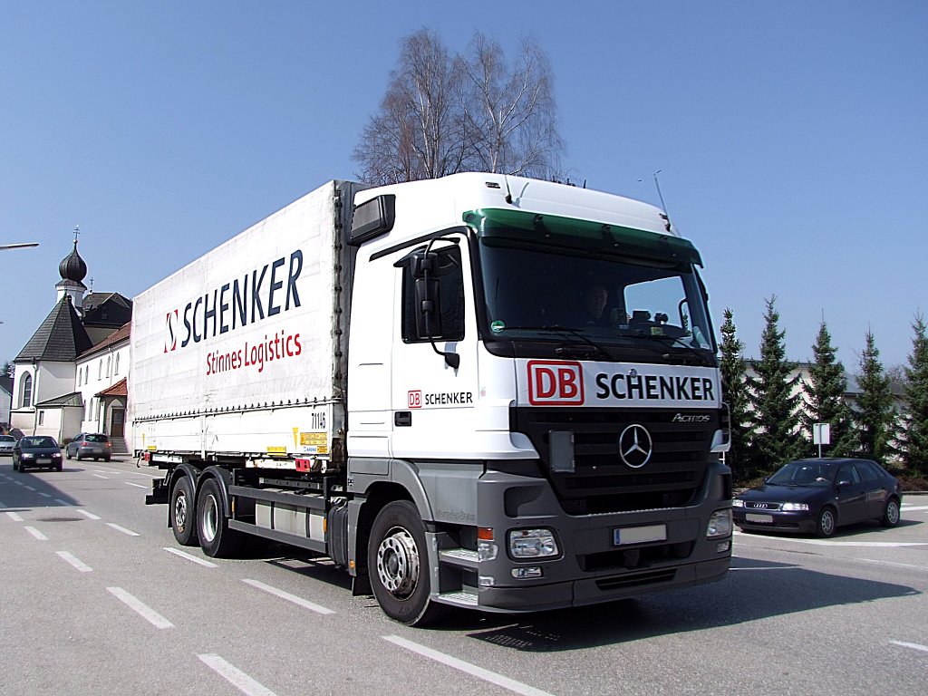 ACTROS von DB-Schenker Stinnes-Logistics am Weg zur Rieder Betriebsttte;110330