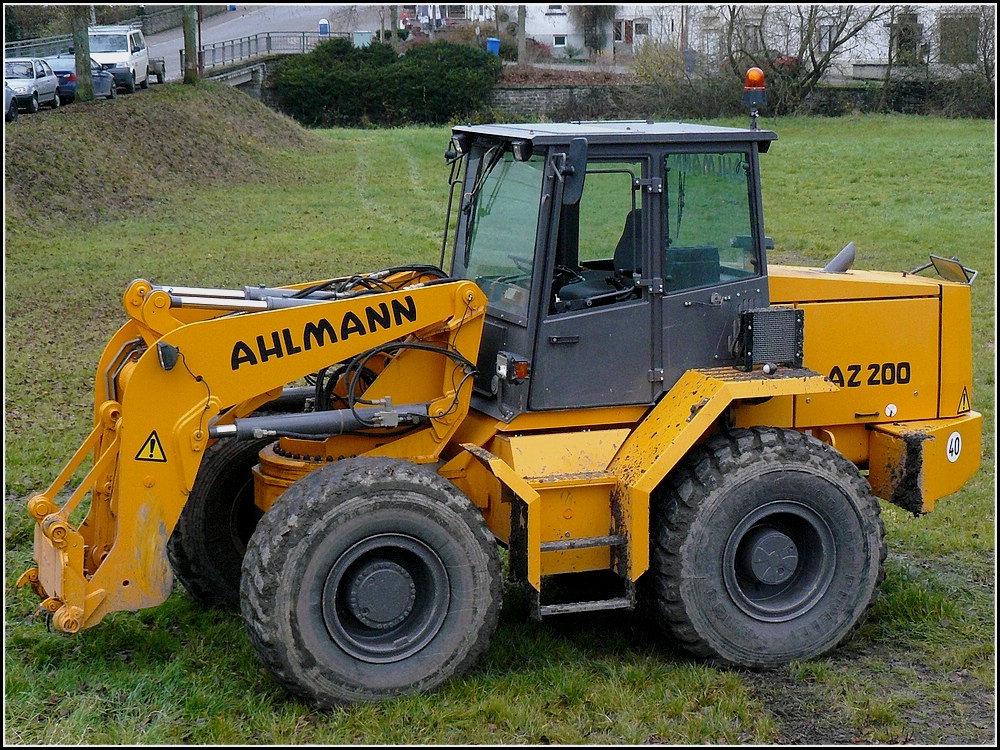 Ahlmann AZ 200 wartet am 03.11.2010 auf seinen nchsten Einsatz.