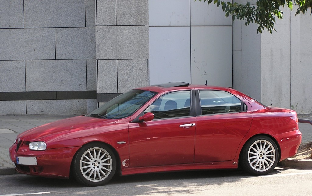 Alfa-Romeo 156.  Gesehen: Juli 2010.