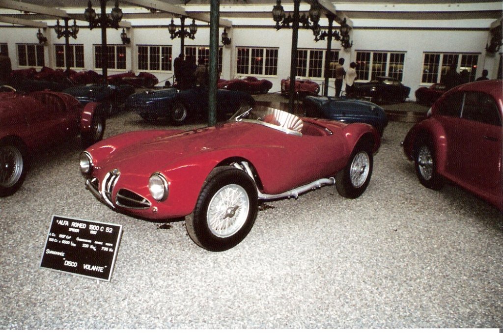 Alfra Romeo 1900 Disco Volante 1953. Sammlung Schlumpf im Sptsommer 1985.