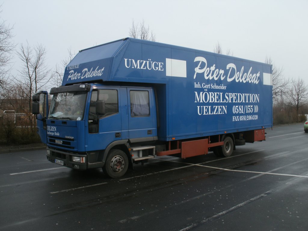 Am 12.April 2012 konnte ich diesen MAN Mbeltransporter aus Uelzen in Bergen/Rgen fotografieren.