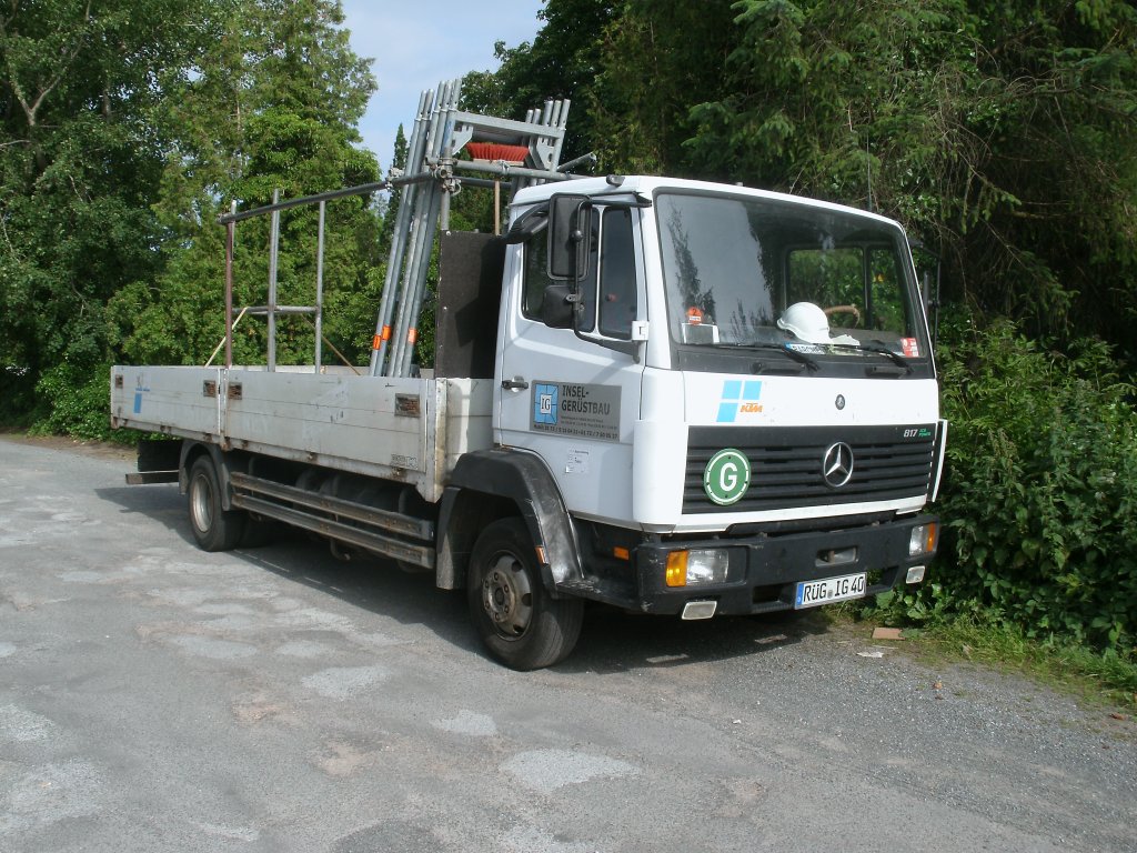 Am 28.Juni 2012 fotografierte ich Diesen Mercedes in Bergen/Rgen.