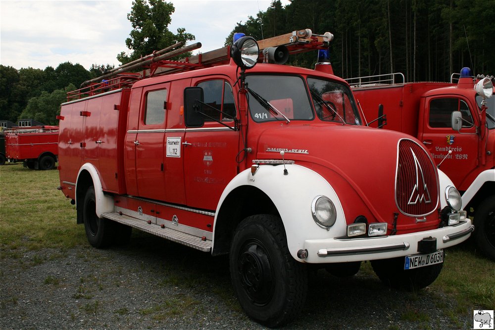 Am Wochenende des 16/17. Juni 2012 feierte die Freiwillige Feuerwehr Kronach ihr 150 jhriges Bestehen. Zu diesem Anlass veranstaltete die Feuerwehr eine Ausstellung mit alten Feuerwehr Fahrzeugen. Das Bild zeigt ein LF 16/TS von Klckner-Humpoldt-Deutz Typ Mercur 125 A der FF Windischeschenbach aus dem Jahre 1960.