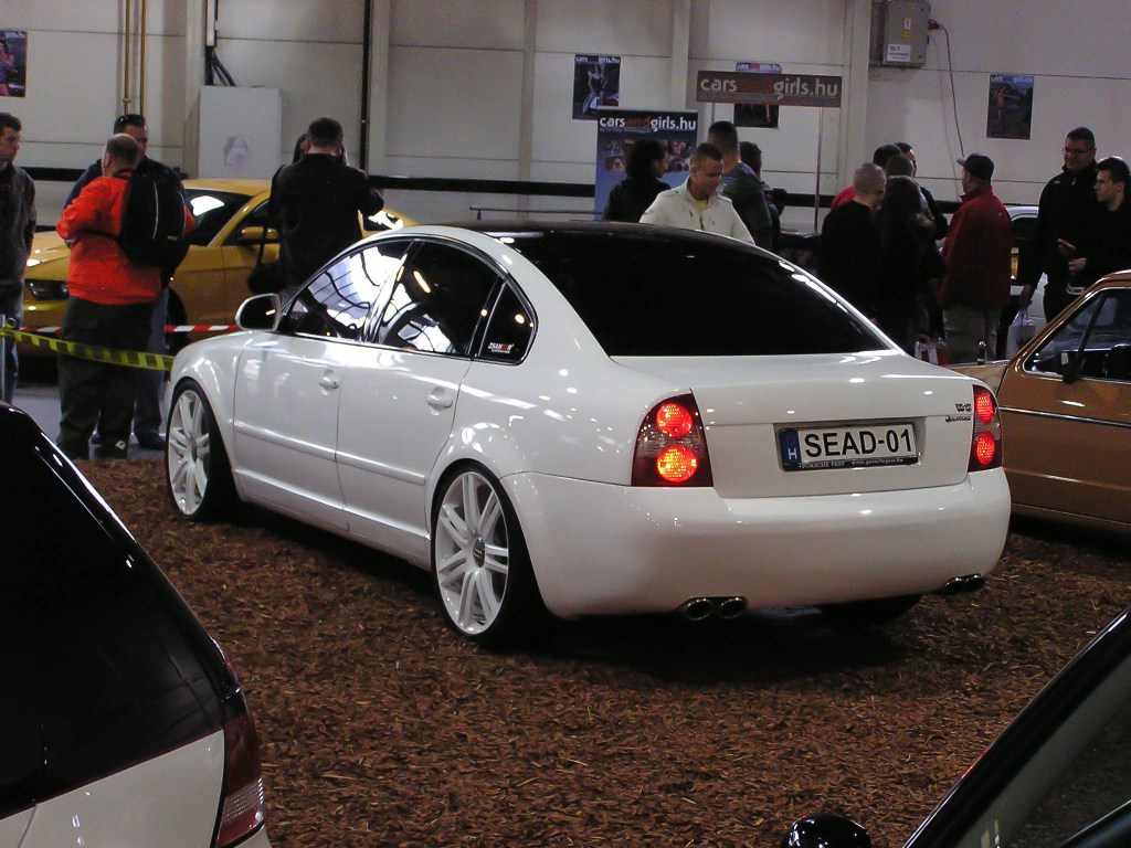 Anspruchsvoll getunter VW Passat. Foto: Carstyling Tuning Show am 31.03.2012