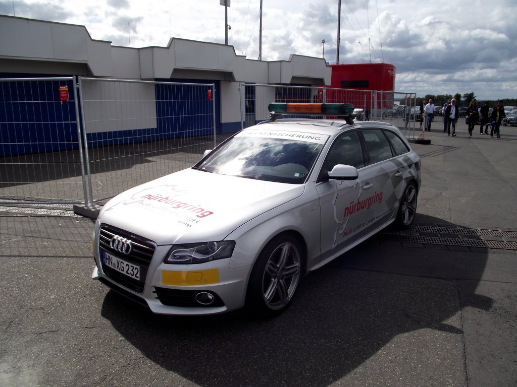 Audi A4 des Nrburgrings am 07.08.11 beim DTM Rennen 