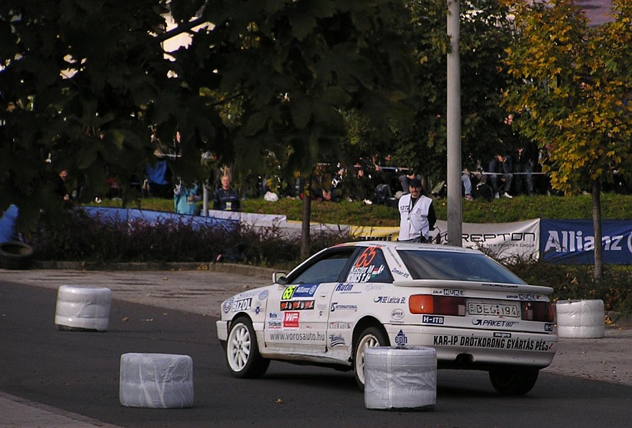Audi fotografiert auf dem Mecsek Rallye 2010, Prologue.
