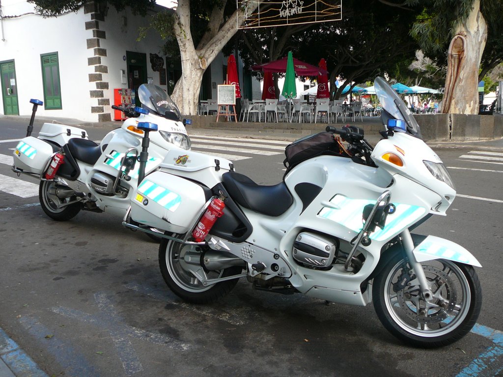 BMW-Krder der Guardia Civil in Haria/Lanzarote im Januar 2010