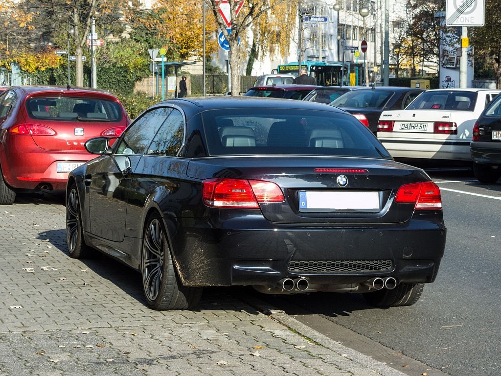 BMW M3 Coup-Cabriolet (Rckansicht). Aufnahme: 13.11.2012