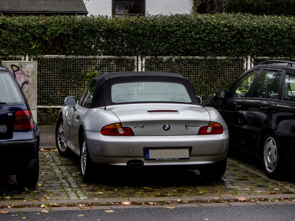 BMW Z3, Rckansicht. (12.10.2012)
