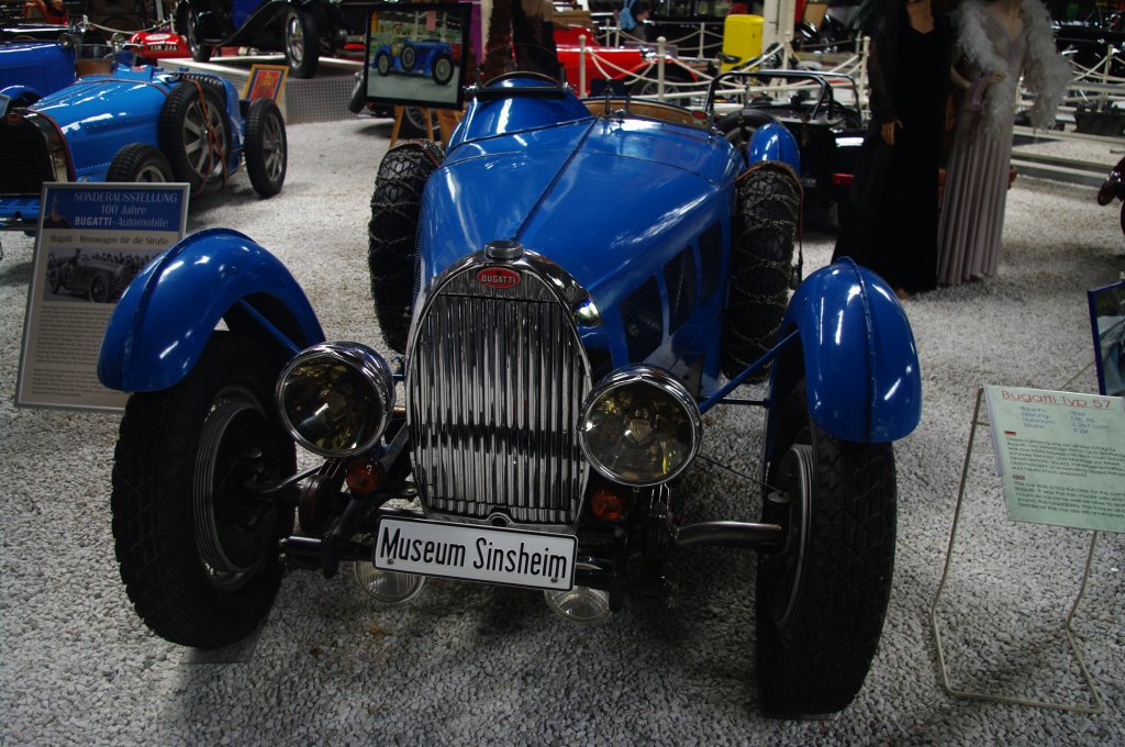Bugatti 57, 135 PS von 1938, Technikmuseum Sinsheim (26.06.2011)