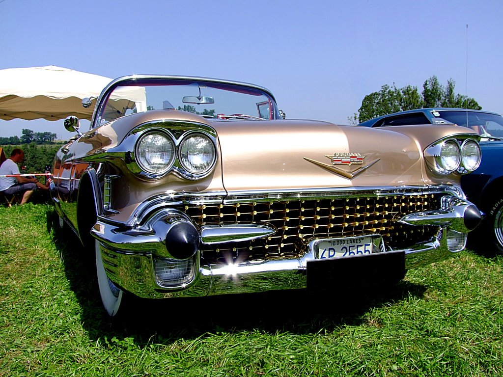 Cadillac-Eldorado bei einer Sonntglichen Picknickveranstaltung; 110821