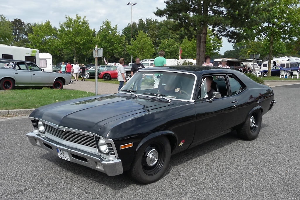 Chevrolet Nova Coup, dritte Bauserie um 1970, US-Car-Show Grefrath 2011-08-21