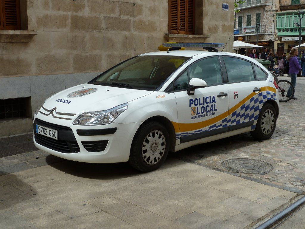 Citroen der Localpolizei von Soller, April 2012
