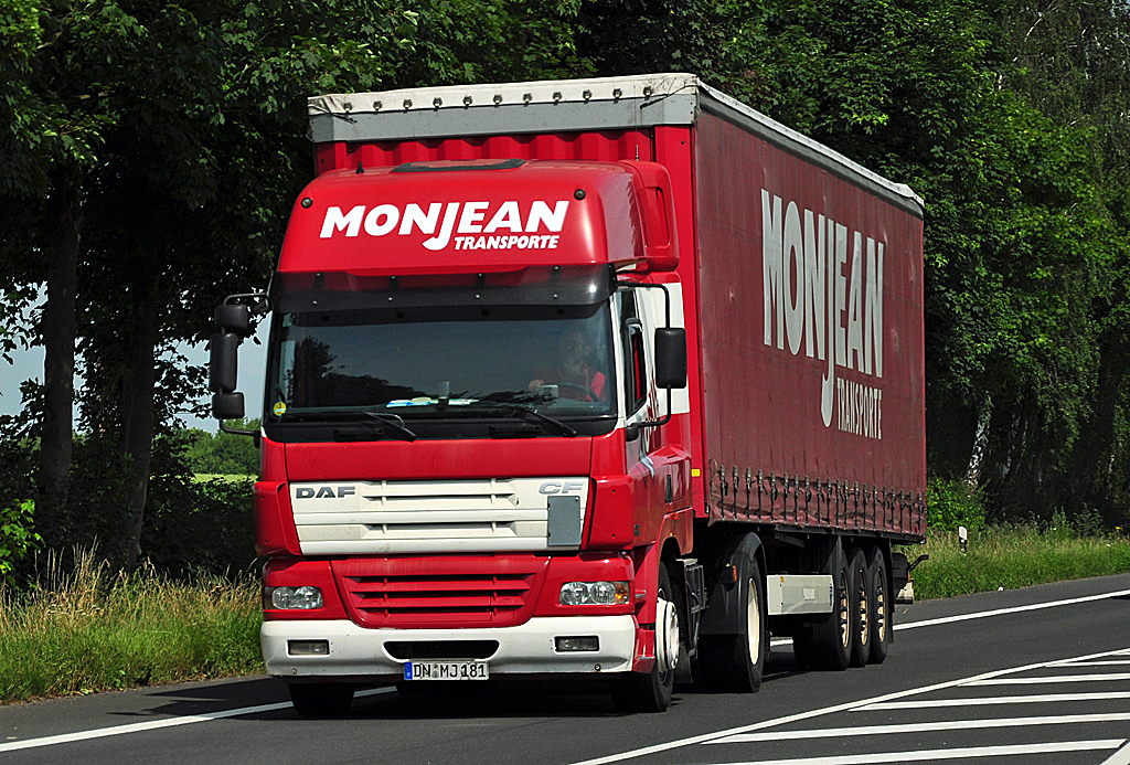 DAF CF  Monjean Transporte  bei Zlpich - 04.07.2012