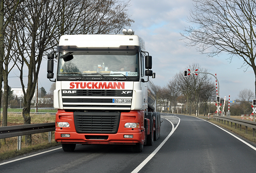 DAF XF Tankzug  Stockmann  bei Euskirchen - 20.02.2013
