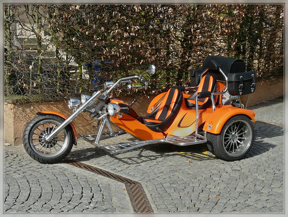Dieses Trike der Marke Rewaco FX 6 habe ich am 10.04.2011 auf einem Parkplatz gesehen.