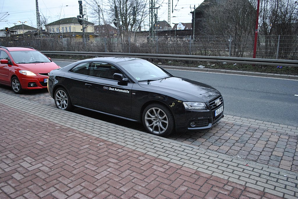 Ein Audi, am 15.01.2011m in Lehrte.