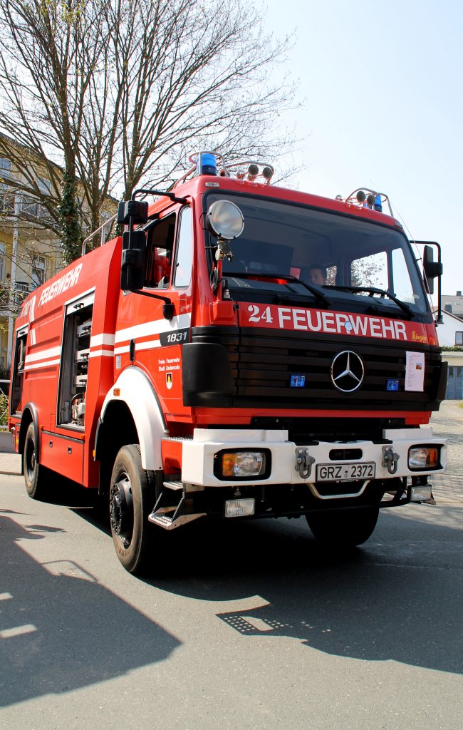 Ein Tanklschfahrzeug TLF 24/50 der Freiwillige Feuerwehr Zeulenroda. Foto 01.05.2012