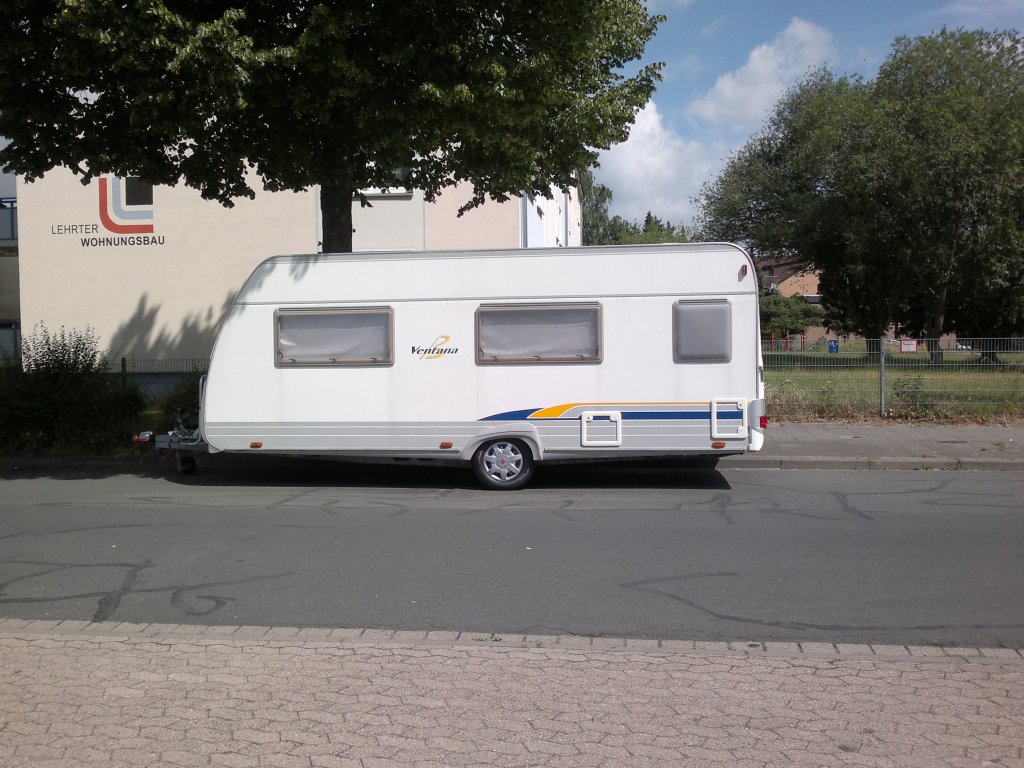 Ein Wohnwagen, am 09.06.2011 in Lehrte.