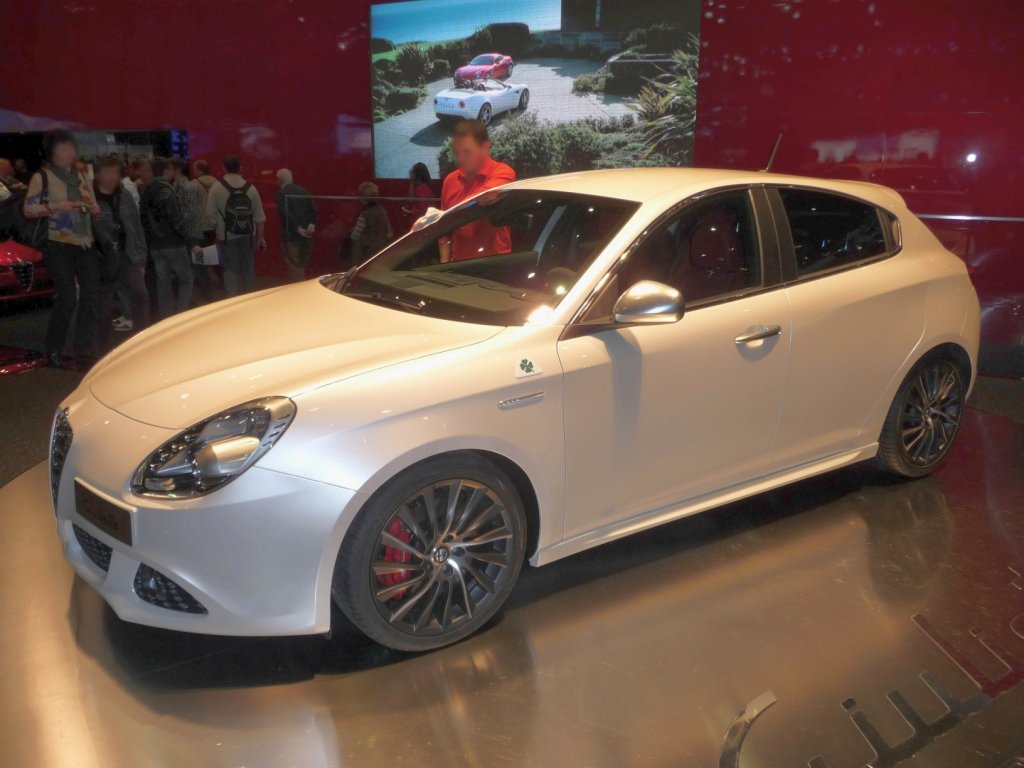 Erster Auftritt fr die neue Alfa Romeo Giulietta beim Genfer Autosalon 2010.