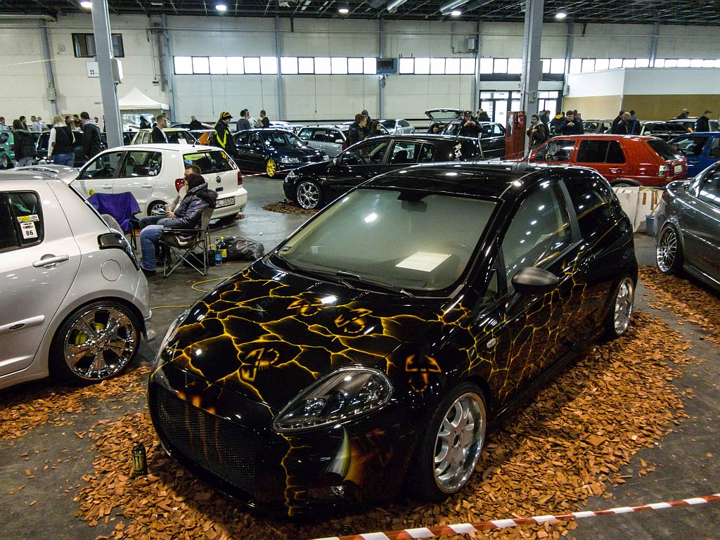 Fiat Grande Punto.. Foto: Auto Motor und Tuning show, ende Mrz 2013.