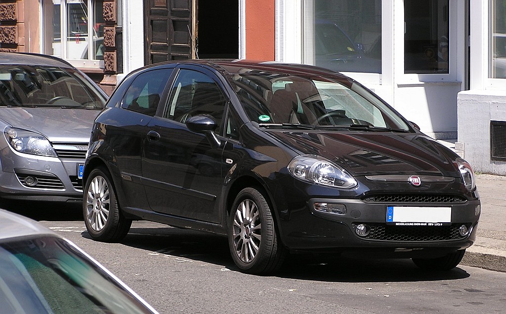 Fiat Punto Evo (nachfolgemodell des Grande Punto). Foto: Juli 2010.