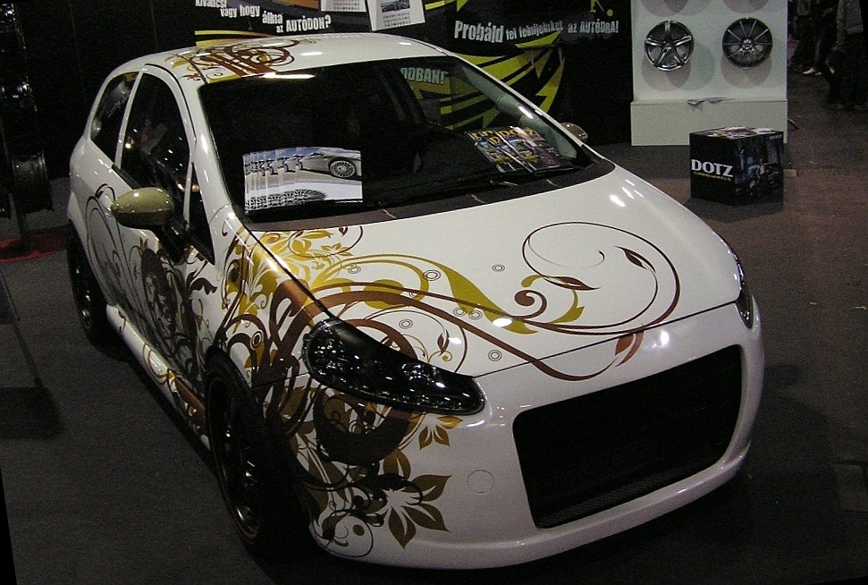 Fiat Punto. Foto: 27.03.2011 Carstyling Tuning Show Budapest.