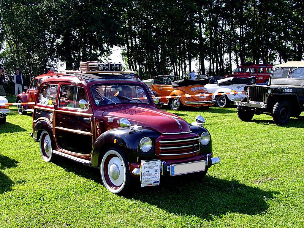 Fiat Topolino-Belvedere; 495ccm; Baujahr1951 anlsslich der Wadholz-Classic2011;110717