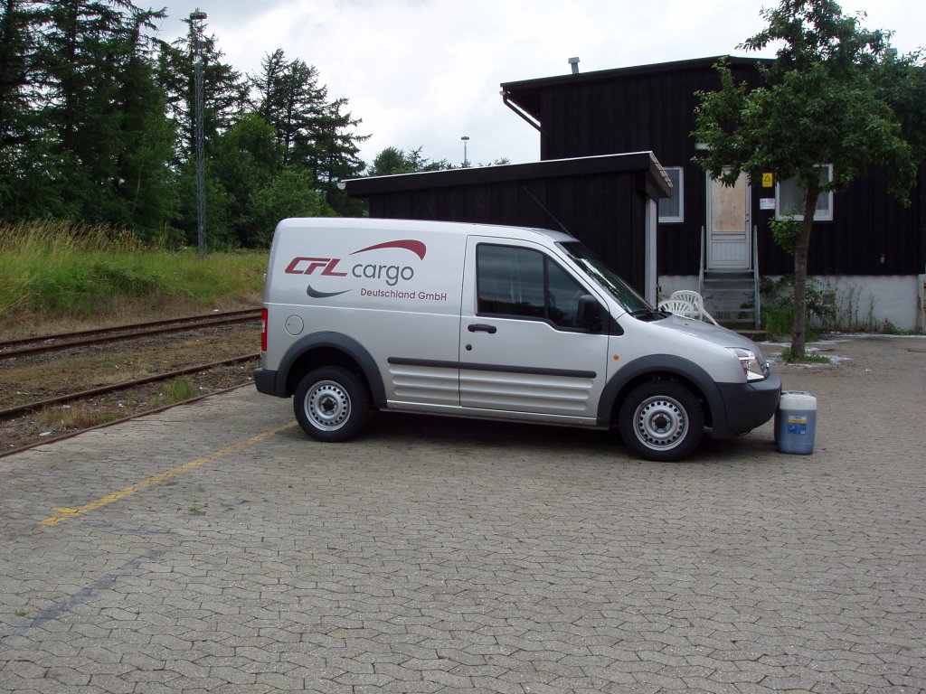 Ford Kleintransporter der CFL Cargo am 25.06.2007 in Padborg/Danmark