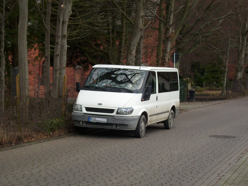 Ford Transit in Sassnitz am 23.11.2012