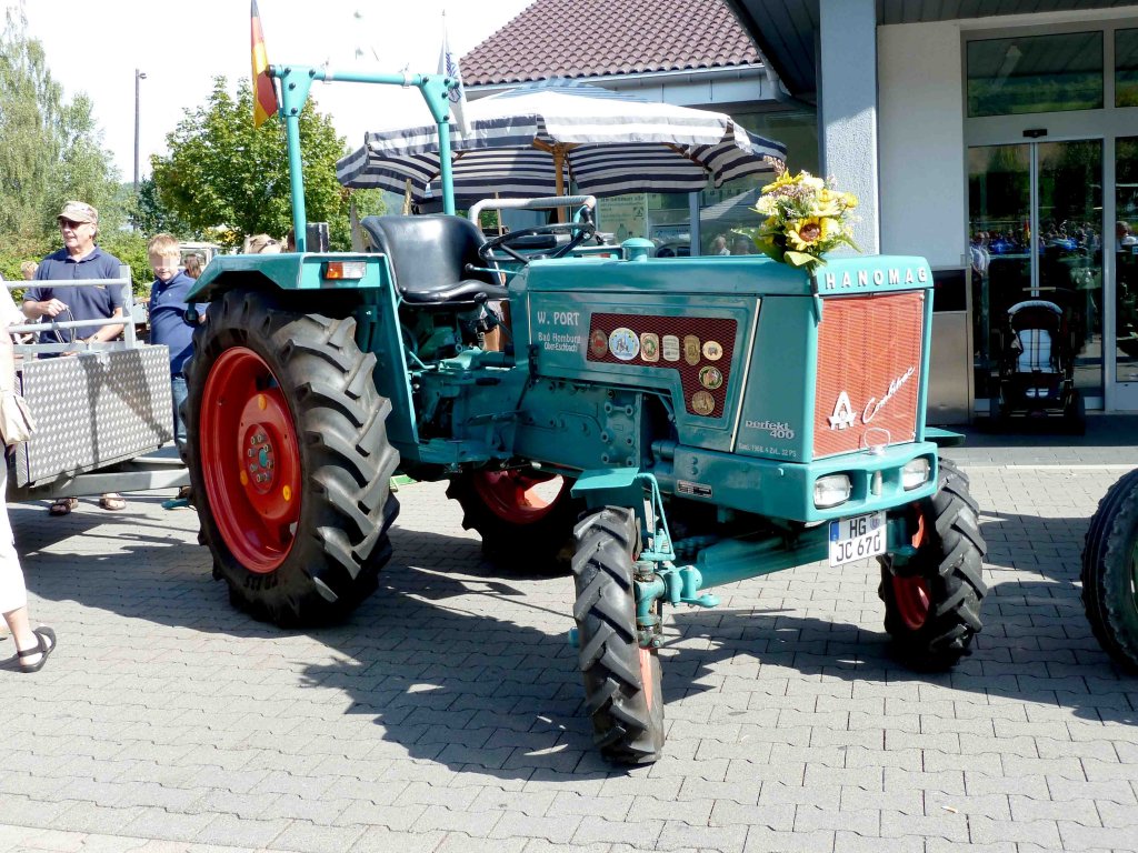 Hanomag Perfekt 400 steht bei der Oldtimerveranstaltung in Angersbach, September 2012 

