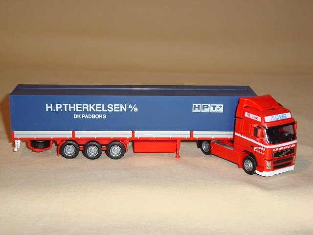 Herpa-Modell der Spedition H.P. Therkelsen aus Dnemark
