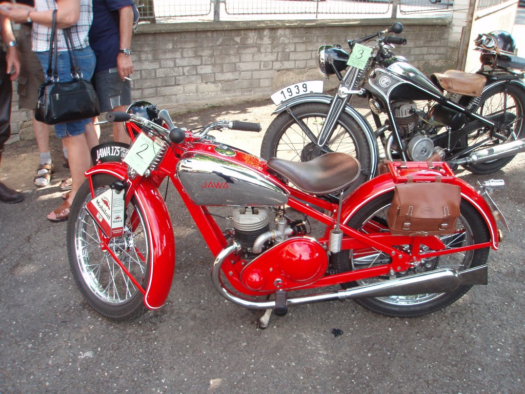 Jawa 175c Special, das tschechische Motorrad stammt von 1932. 2012:05:26