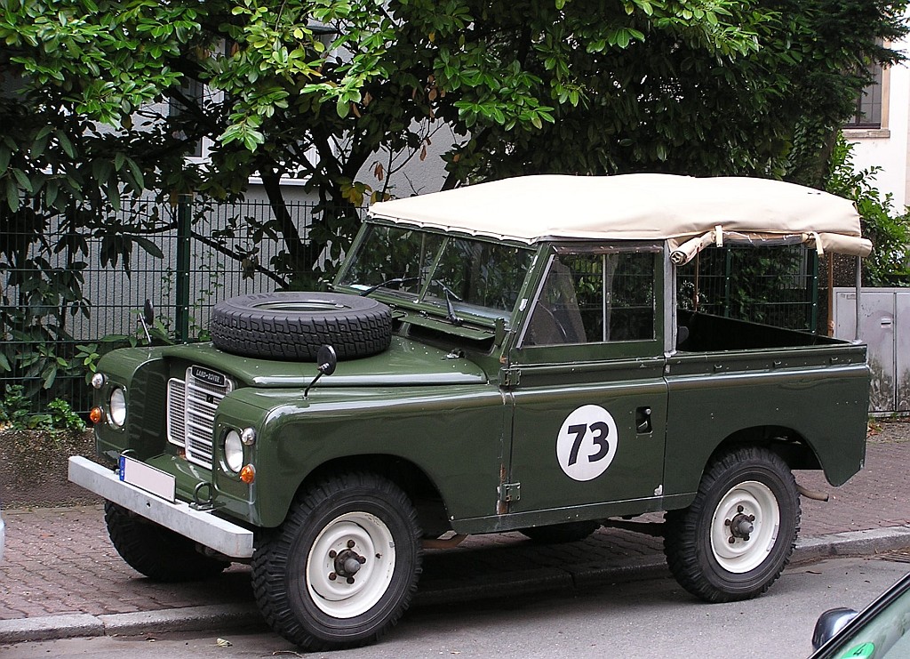 Land Rover Serie III. Aufgenommen: Juli 2010