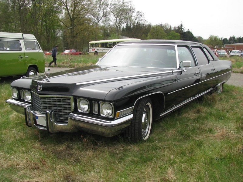Limousine Cadillac Fleetwood, Serie 75, des Jahrganges 1972, aus dem Landkreis Ostholstein konnte ich beim Oldtimer-Treffen in Lbeck-Blankensee ablichten. Lbeck [30.04.2012]