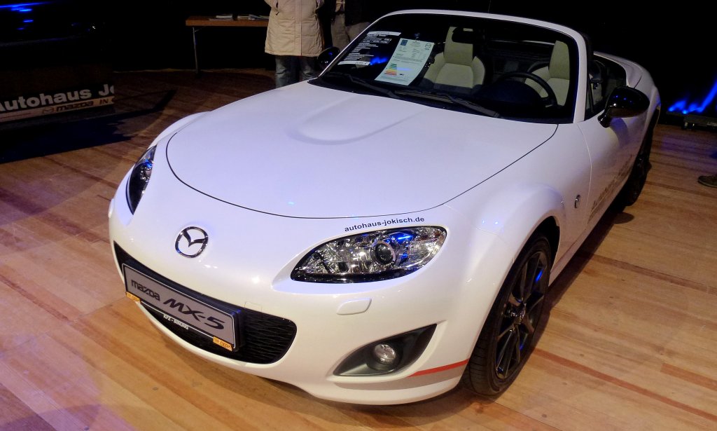 Mazda MX-5 Senshu. Zu sehn beim 21. Geraer Autofrhling. Foto 16.03.2013