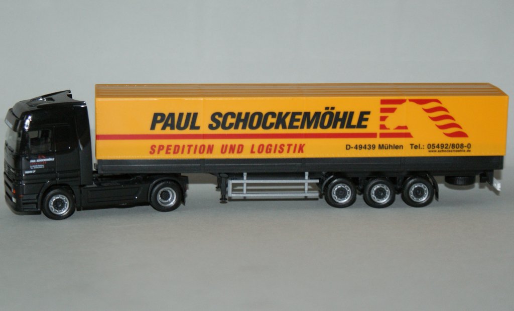 MB Actros der Spedition Paul Schockemhle exklusiv Modell Herpa