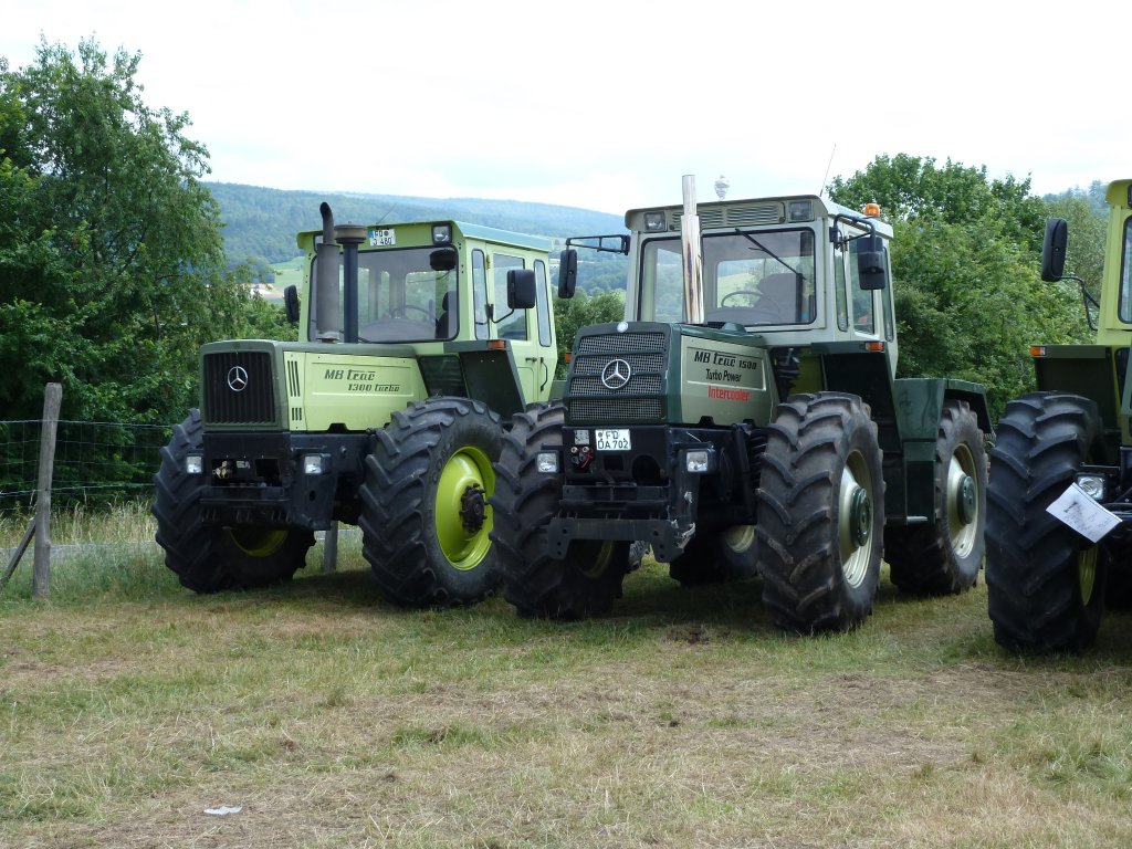 MB trac`s ausgestellt in Uttrichshausen anl. Oldtimerausstellung, Juli 2010