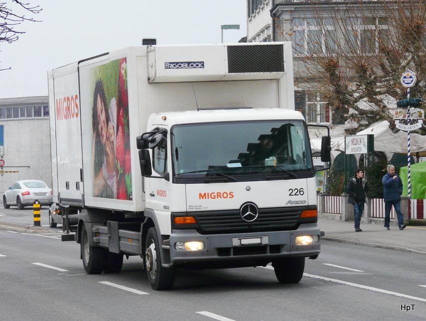 Mercedes Ateco Khlladter unterwegs in Rapperswil am 16.01.2010