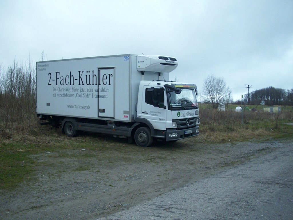 Mercedes Khllaster in Sassnitz am 13.02.2012