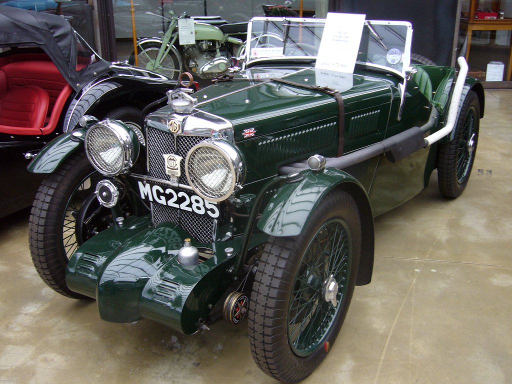 MG J2 Special mit Kompressor. 1932 - 1934. Classic Remise Dsseldorf am 09.06.2013.