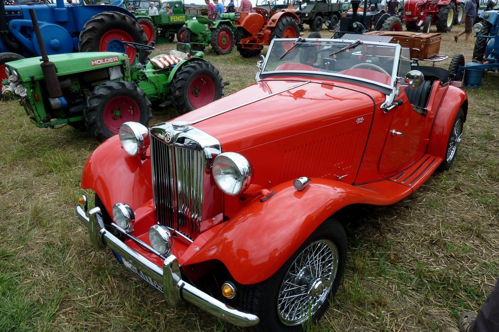 MG TF, die 1923 in Oxford/England gegrndete Firma baut bis heute zweisitzige Roadster und Sportwagen, Sept.2011
