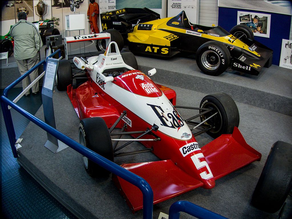 Michael Schumachers Formel 3 Rennwagen. Foto: 21.10.2012 (Hockenheimring-Museum)