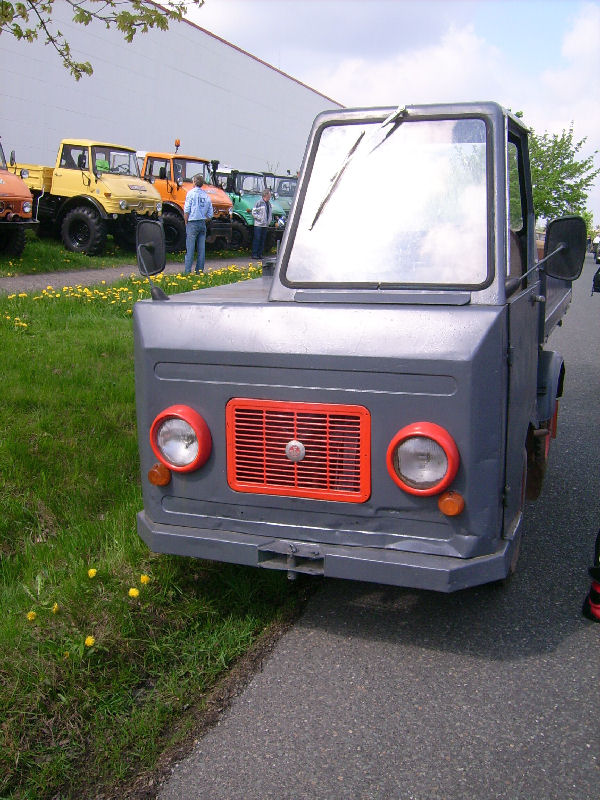 Multicar M22 beim jhrlich am 1.Mai stattfindenten Oldtimertreffen am Nutzfahrzeugmuseum Hartmannsdorf