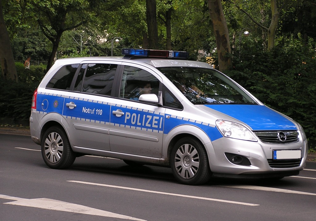 Opel Zafira, Polizei Frankfurt. Juli 2010