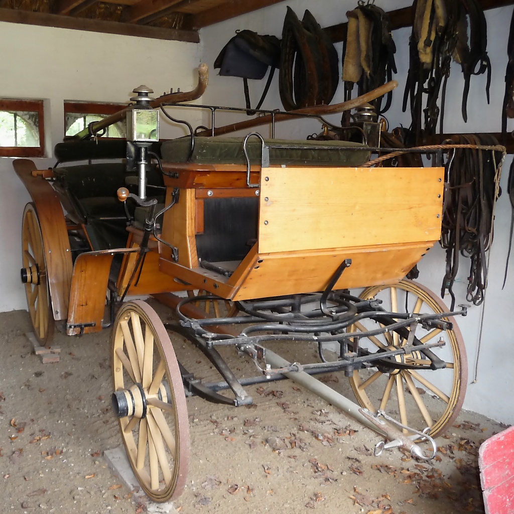 Pferdekutsche im Niederrheinischen Freilichtmuseum Grefrath (28.8.11)