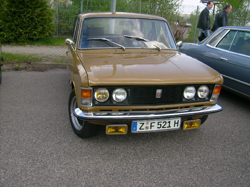 Polski Fiat beim jhrlich am 1.Mai stattfindenten Oldtimertreffen am Nutzfahrzeugmuseum Hartmannsdorf