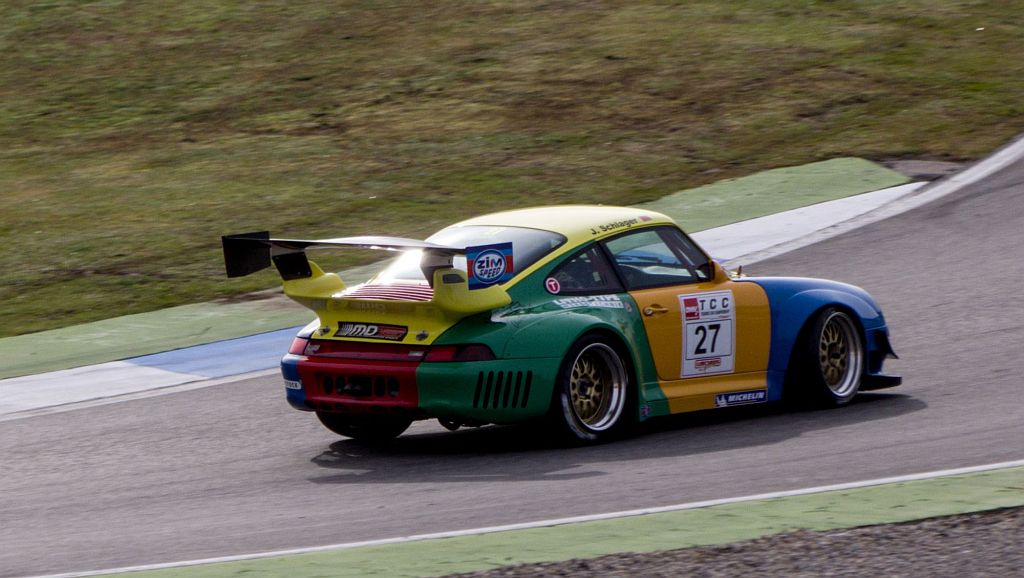 Porsche 911. (13.10.2012 Rheintal Rennen, Hockenheimring Sachs-Kurve)