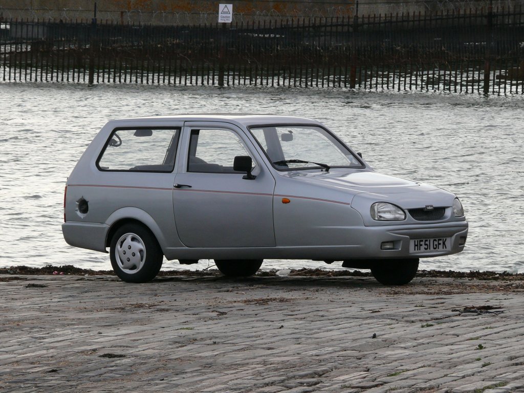 Portsmouth Harbour am 15.07.2009, Reliant Robin Mk. II (1999-2001)